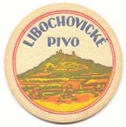 Obr. č. 19. Pivní tácek s logem libochovického piva z doby meziválečné.